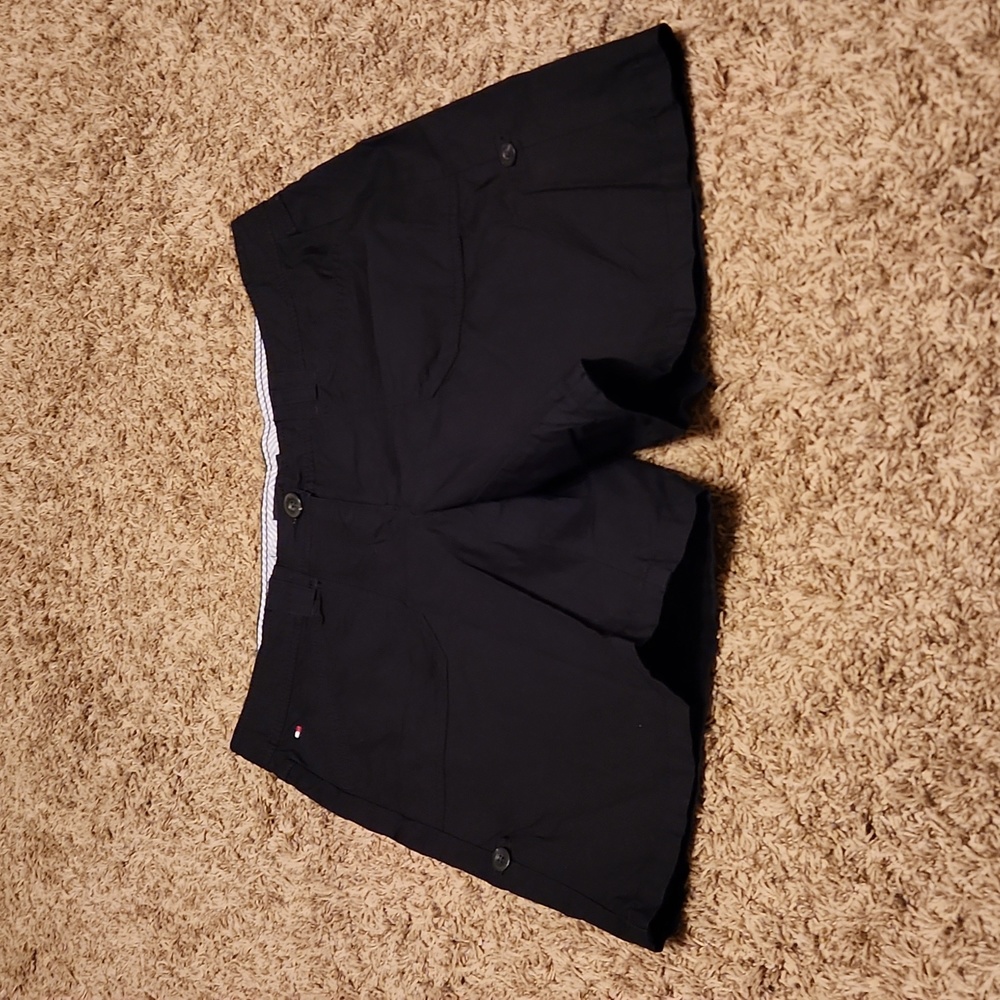 Tommy Hilfiger Cotton Navy Blue Convertible Shorts